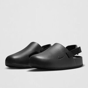MENS NIKE CALM MULES_BLACK/BLACK FD5130-001-SIZE 9